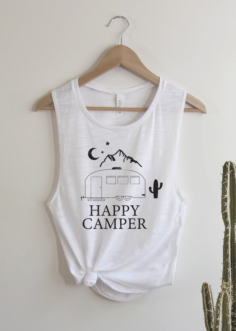Happy Camper - Muscle Tank