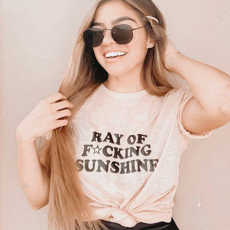 Ray of F★cking Sunshine - Retro Fitted Ringer