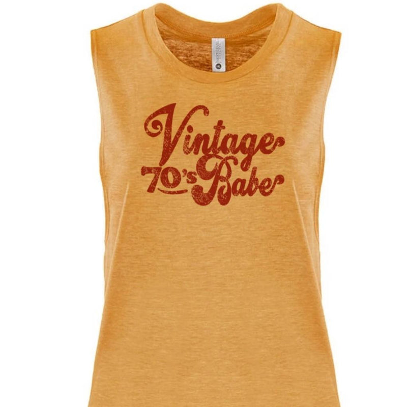 Vintage 70s Babe - Muscle Tank