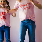 Peace & Love - Kid's + Toddler Tees