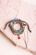 Beaded Suede Bracelet Jewelry Turquoise