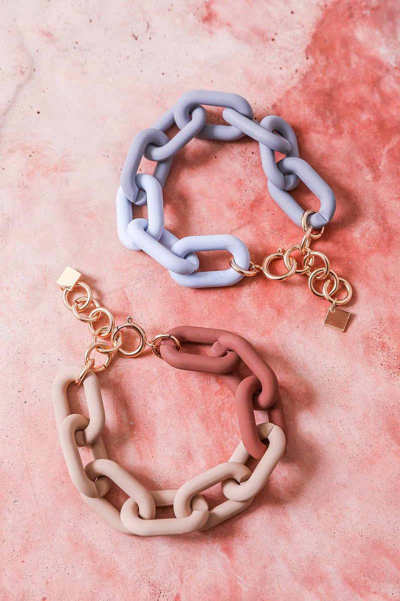 Chunky Linked Chain Bracelet Jewelry