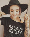 BADASS WITCH Tshirt, Badass Witch, Halloween Tshirts, Witch Tees, Witchy Shirts, Witch Shirts, Witch Tees