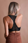 Lacey Racerback Seamless Bralette Small / Black