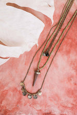 Layered Point Pendant Boho Necklace Jewelry