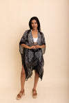 Mandala Tassel Kimono One Size / Black