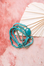 Multi-Wrap Bracelet Jewelry Turquoise
