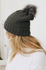 Pom Beanie with Faux Sherpa Lining Hats & Hair