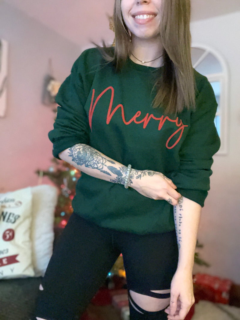 FINAL SALE: Merry Sweatshirt