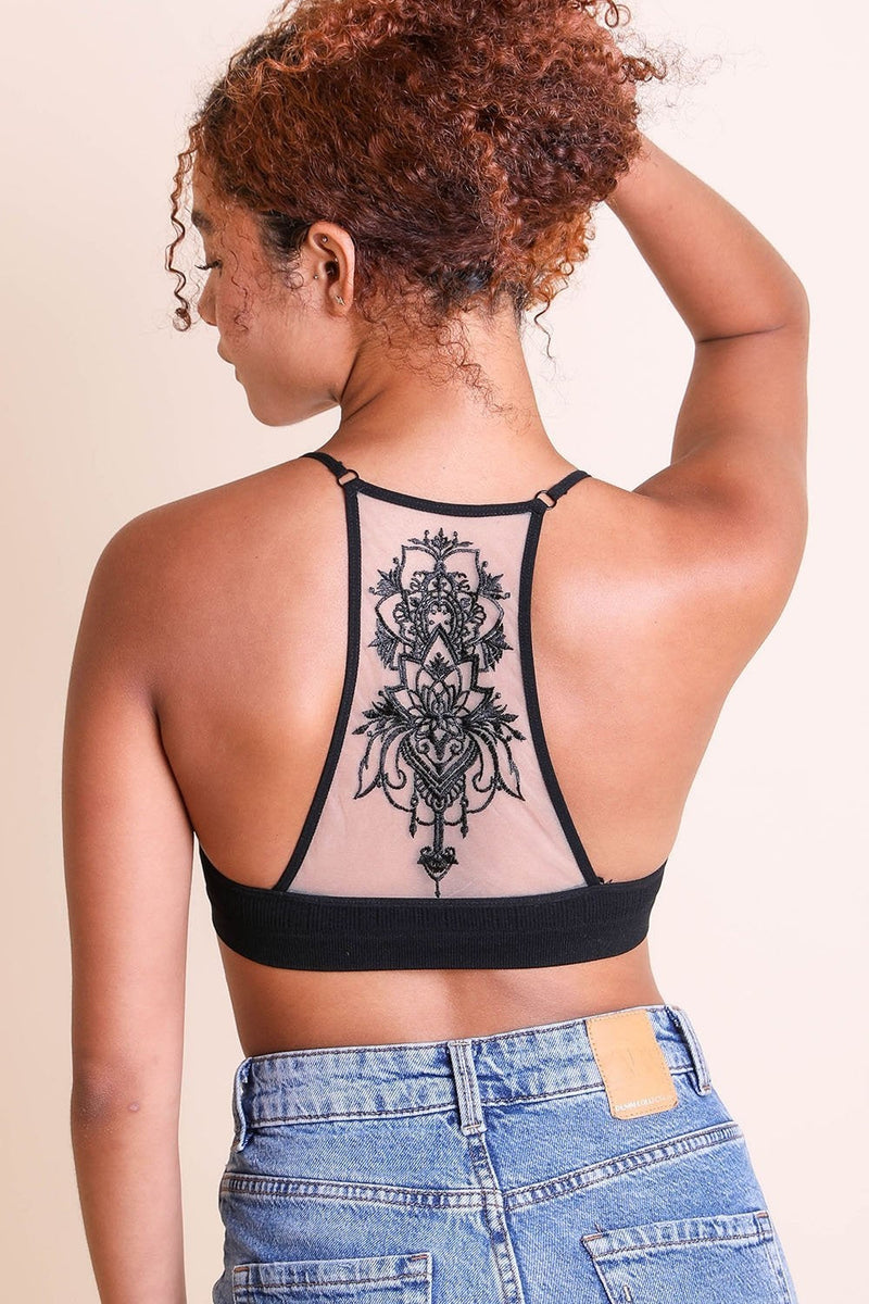 Tattoo Back Bralette XS/S / Black